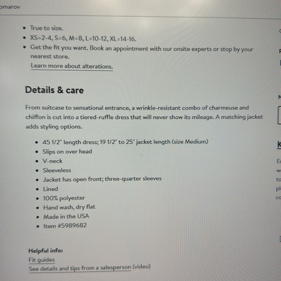 Komaro Beaded Charmeuse & Cliffon Tiered Dress withh Jacket - Picture 14 of 14